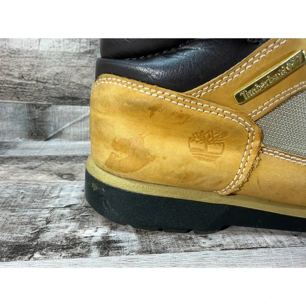 Timberland Chukka Boys Field Boots Tan Size 7